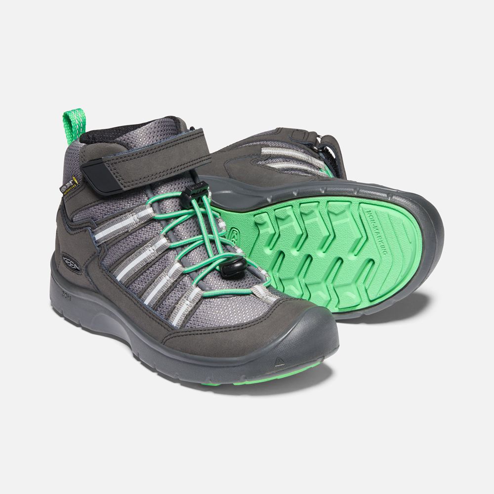 Botas de Zapatillas Keen Mexico Grises/Verdes - Niños Hikeport Ii Sport Waterproof - OC0759234